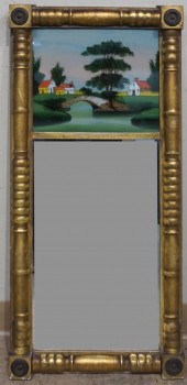 CLASSICAL GILT GESSO AND EGLOM