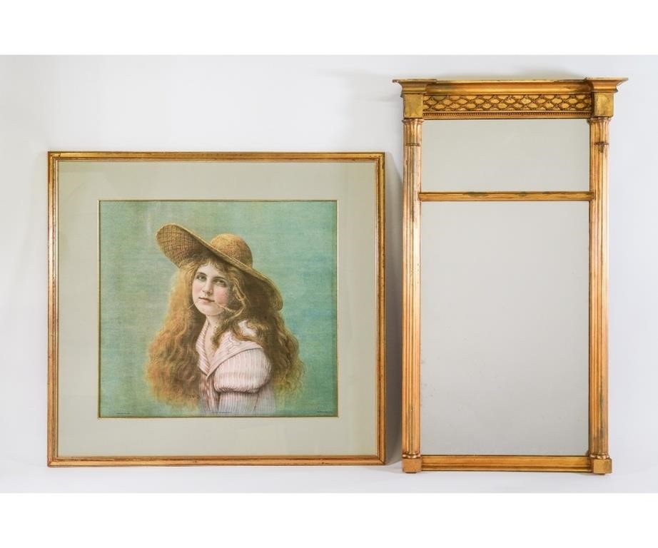 Classical gilt mirror, 19th c.,
