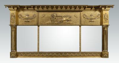 Classical gilt wood overmantle
