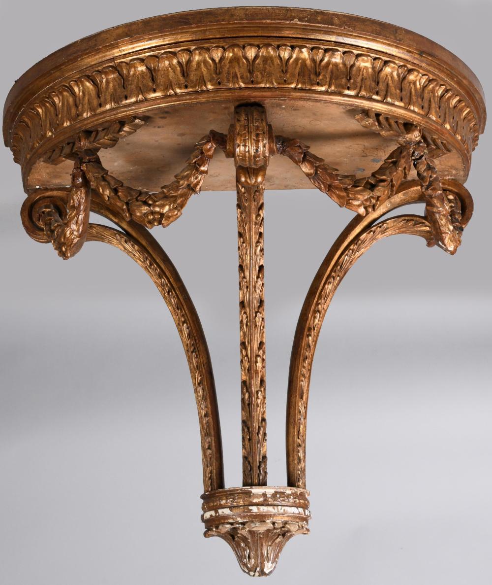CLASSICAL GILTWOOD CONSOLE, 19TH