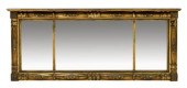 Classical giltwood overmantle