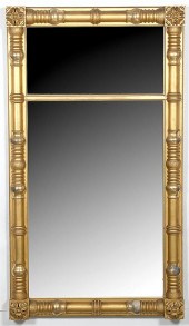 Classical giltwood pier mirror