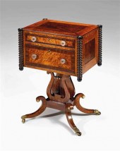 Classical inlaid mahogany and