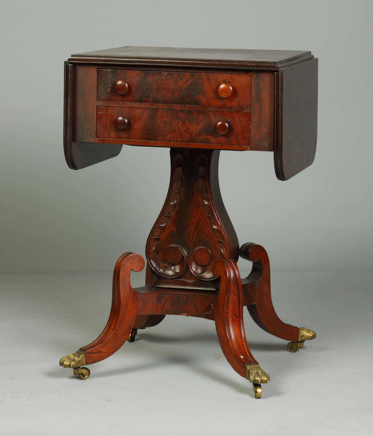 Classical Mahogany 2 Drawer Drop