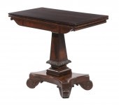 CLASSICAL MAHOGANY CARD TABLE