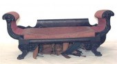 Classical mahogany carved sofa