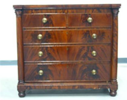 Classical mahogany chest of drawers