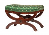 CLASSICAL MAHOGANY CURULE FOOT