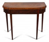 CLASSICAL MAHOGANY DROP-LEAF T