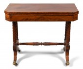 CLASSICAL MAHOGANY GAMES TABLE