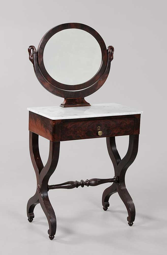 Classical Mahogany Marble-Top