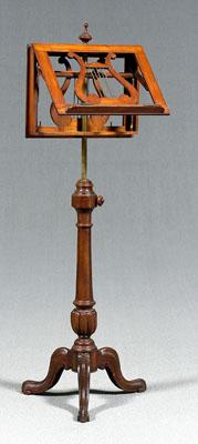 Classical mahogany music stand,