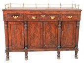 CLASSICAL MAHOGANY SIDEBOARD,