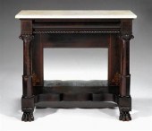 Classical mahogany stenciled p
