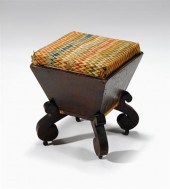 Classical mahogany stool    ph