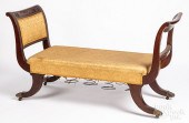 CLASSICAL MAHOGANY WINDOW SEAT