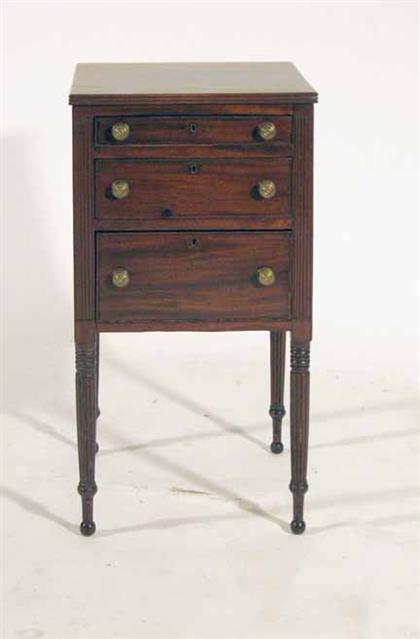 Classical mahogany work table   