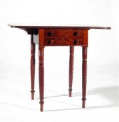 Classical mahogany workstand