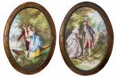 CLASSICAL MANNER PAINTED PORCE