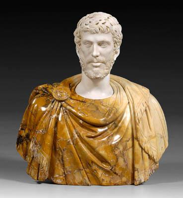 Classical marble bust, Lucius Verus