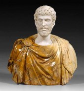 Classical marble bust, Lucius
