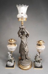 CLASSICAL PATINATED METAL FIGU
