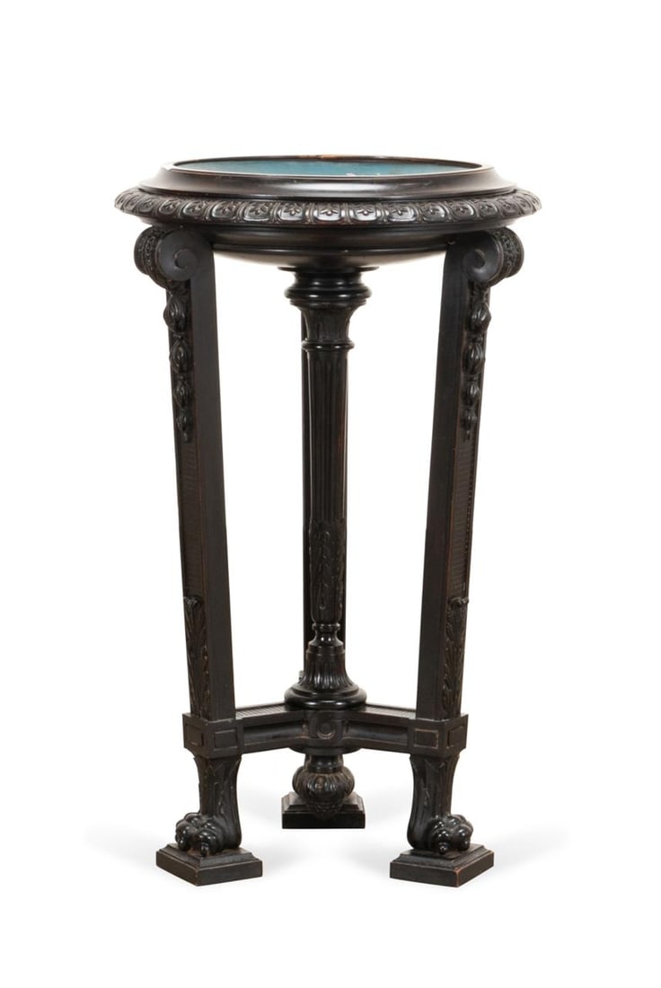 CLASSICAL REVIVAL EBONY & PORCELAIN