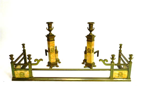 Classical Revival style fireplace