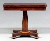 Classical rosewood games table
