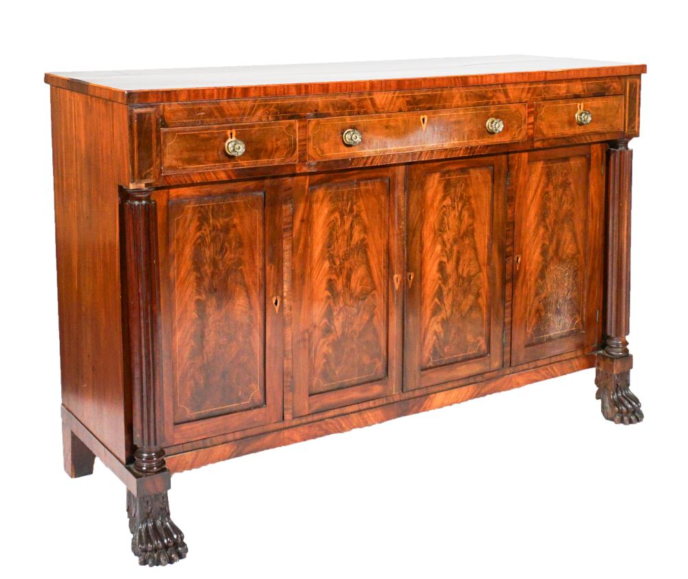 CLASSICAL SATINWOOD INLAID MAHOGANY