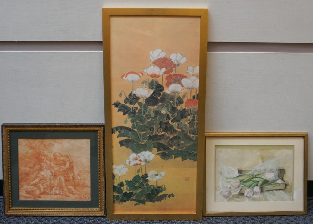 CLASSICAL SCENE, SANGUINE PRINT,