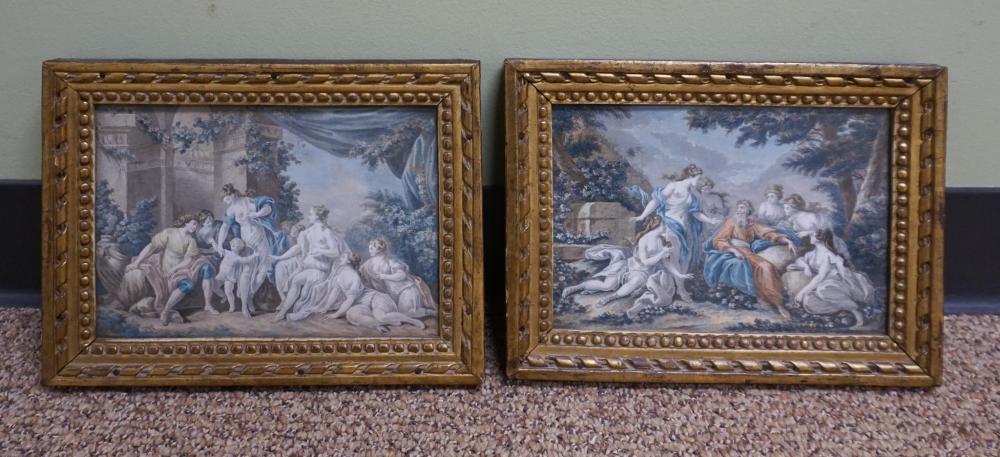 CLASSICAL SCENES, PAIR OF