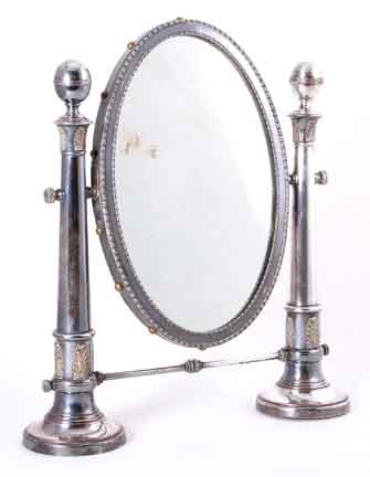 Classical silverplate tabletop