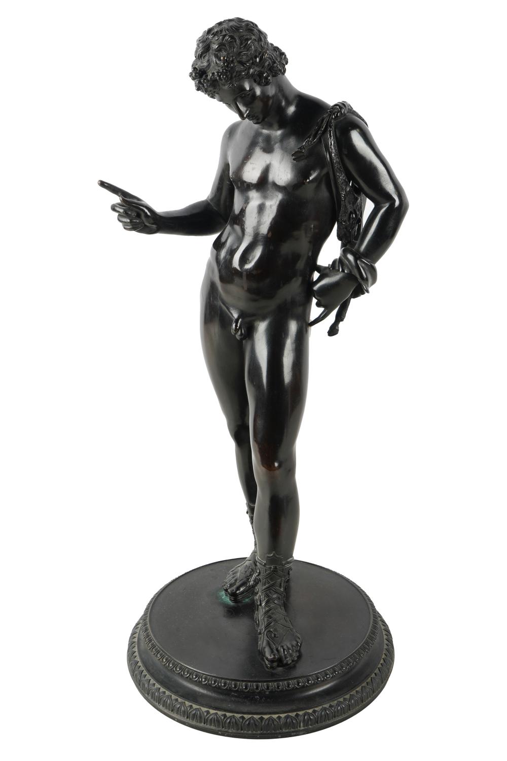 CLASSICAL STYE PATINATED BRONZE