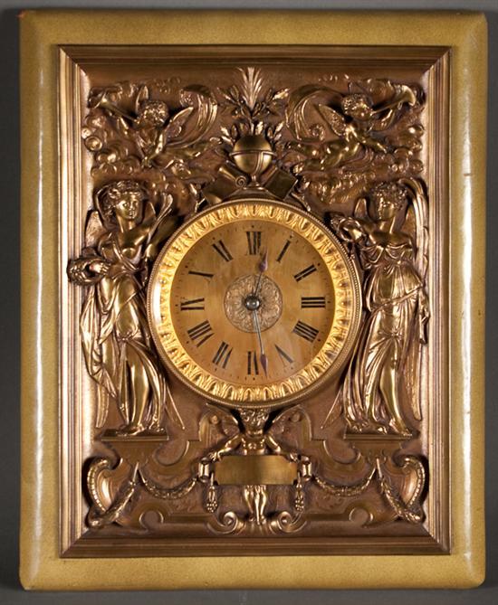Classical style brass relief wall