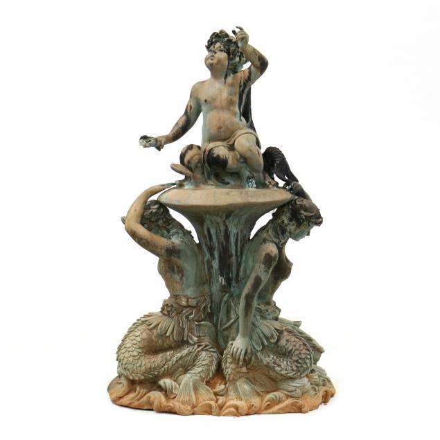 CLASSICAL STYLE BRONZE MERMAID