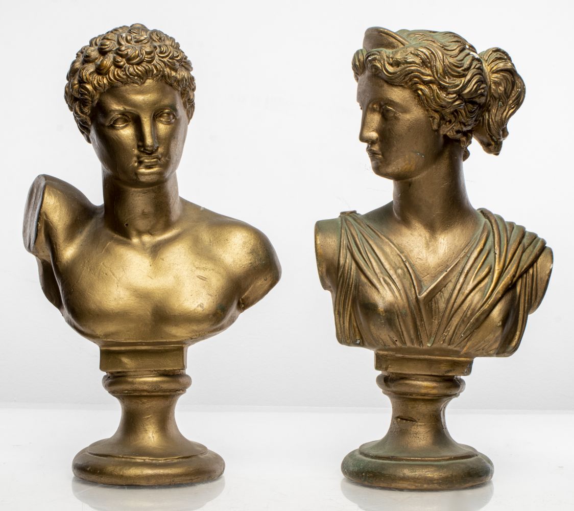 CLASSICAL STYLE BUST SCULPTURES
