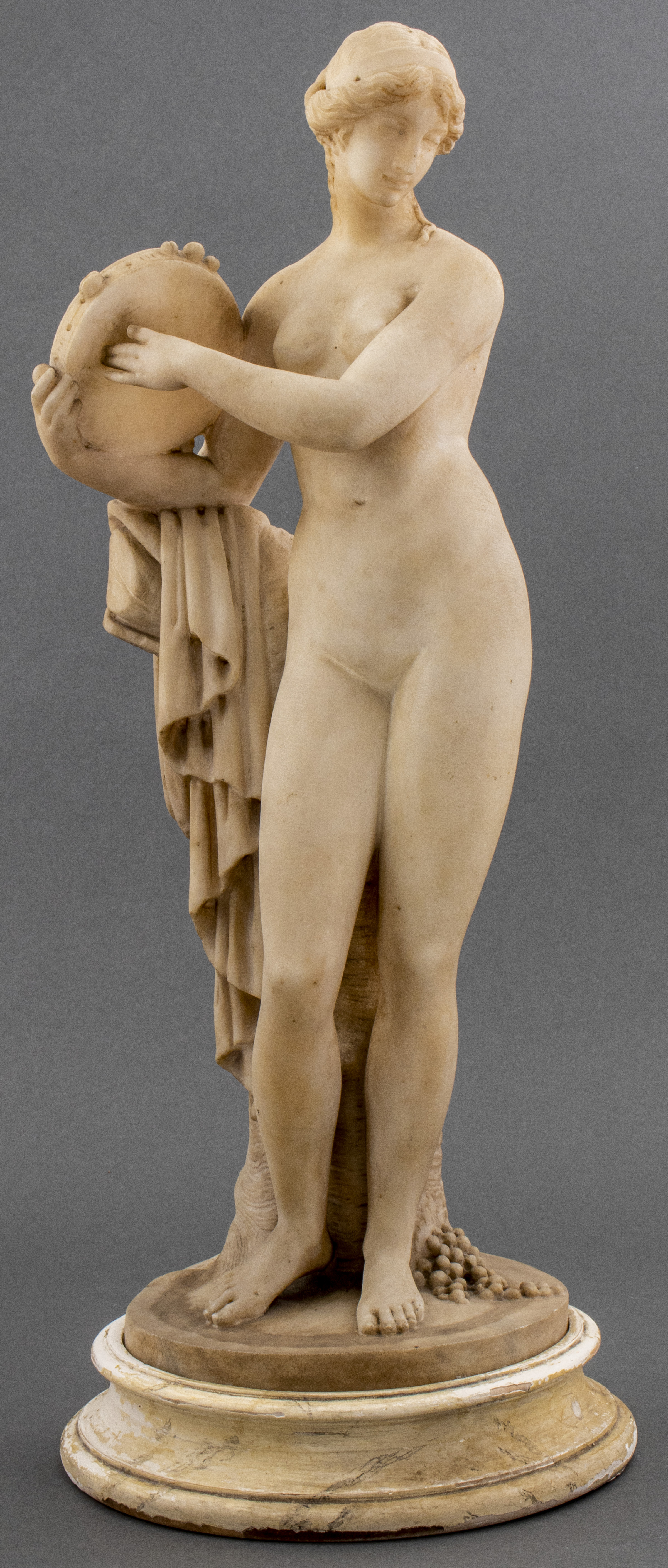CLASSICAL STYLE CARVED ALABASTER