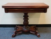 CLASSICAL STYLE CARVED MAHOGAN