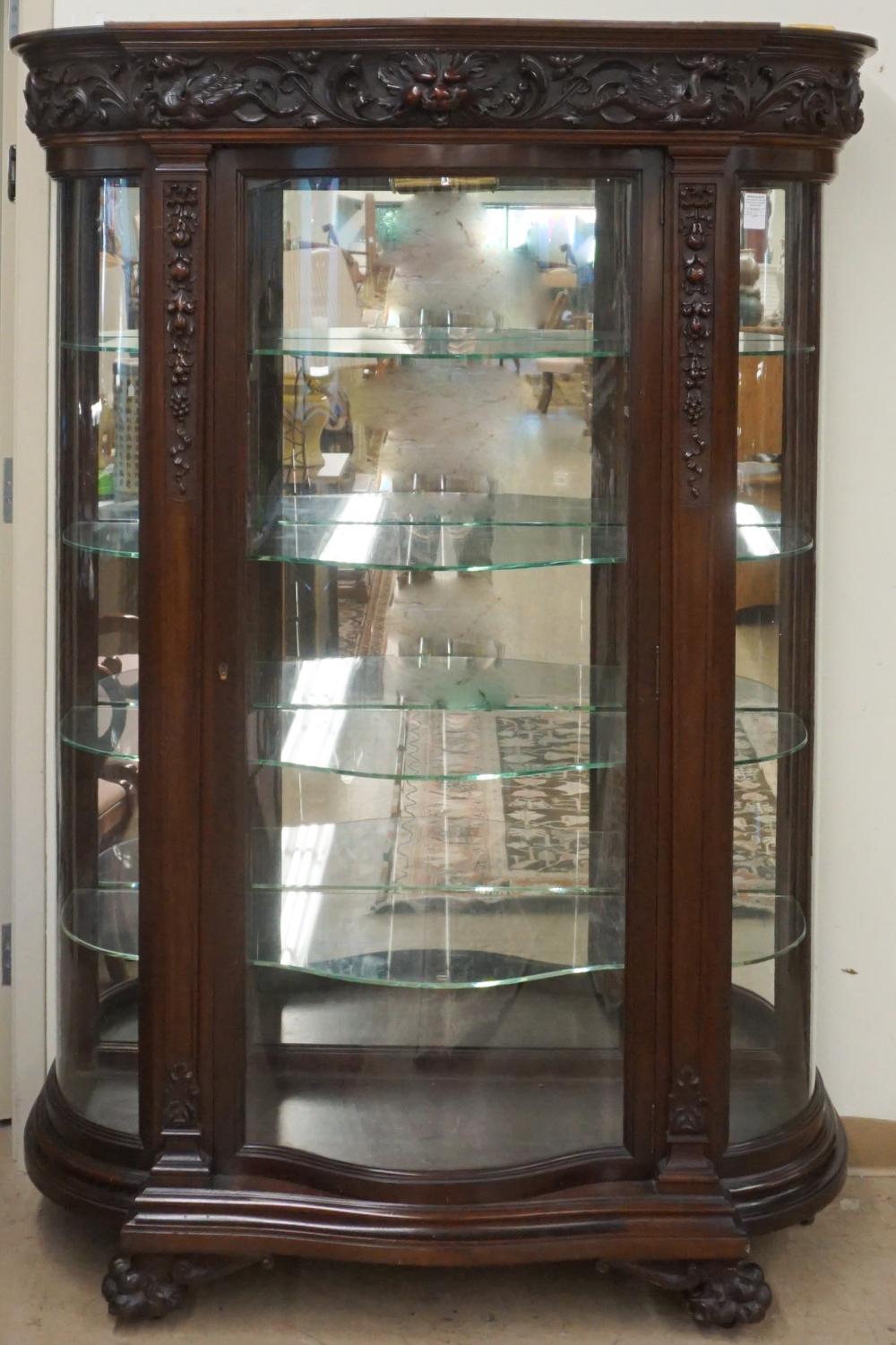 CLASSICAL STYLE CARVED MAHOGANY