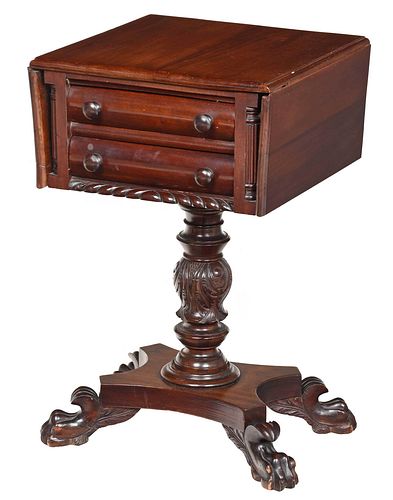 CLASSICAL STYLE CARVED MAHOGANY