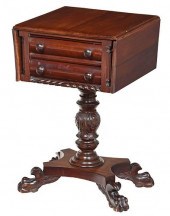 CLASSICAL STYLE CARVED MAHOGAN