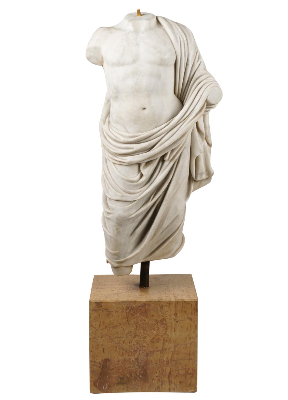 CLASSICAL-STYLE CARVED MARBLE
