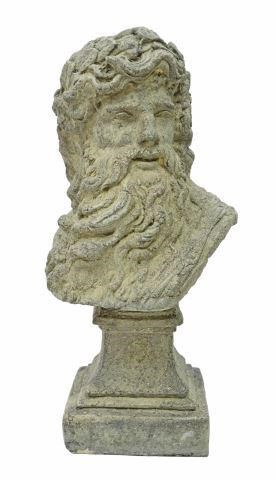 CLASSICAL STYLE CAST STONE BUST