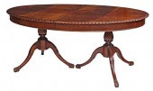 CLASSICAL STYLE FIGURED MAHOGA