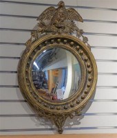 CLASSICAL STYLE GILT CONVEX MI