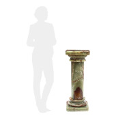 CLASSICAL STYLE GREEN ONYX PED