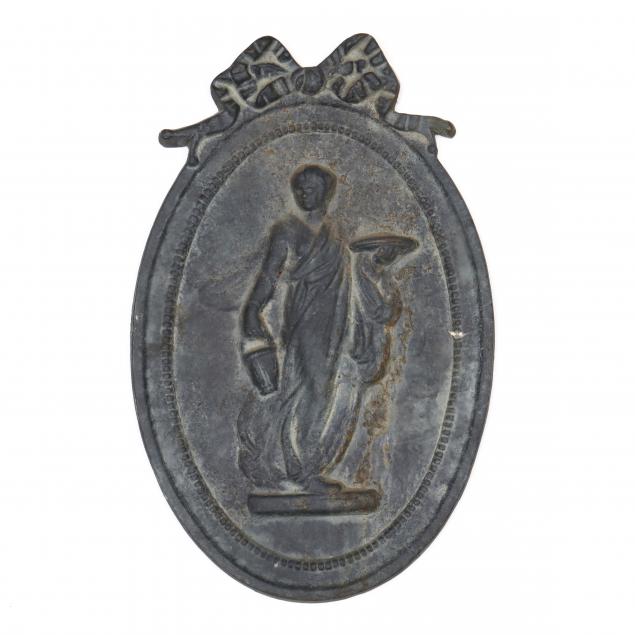 CLASSICAL STYLE IRON WALL PLAQUE