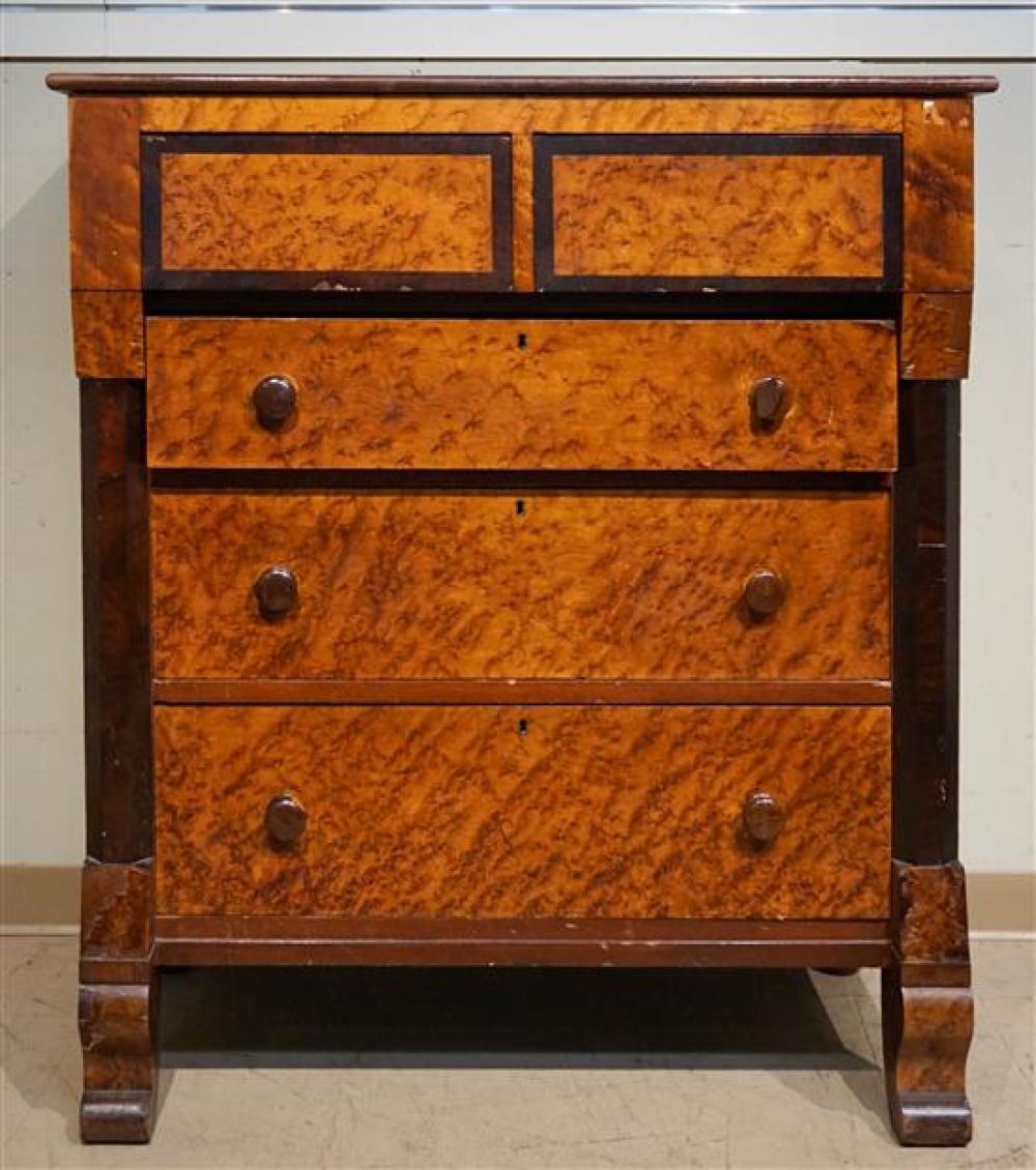 CLASSICAL STYLE MAHOGANY AND BIRD'S
