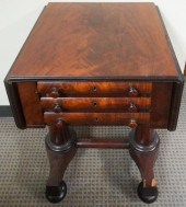 CLASSICAL STYLE MAHOGANY DROP-